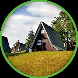 domki campingowe - letniskowe nad Soliną